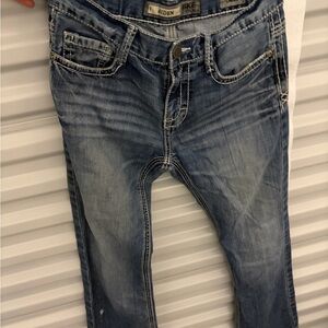 BKE Aiden Men's Light Blue Washed Denim Jeans